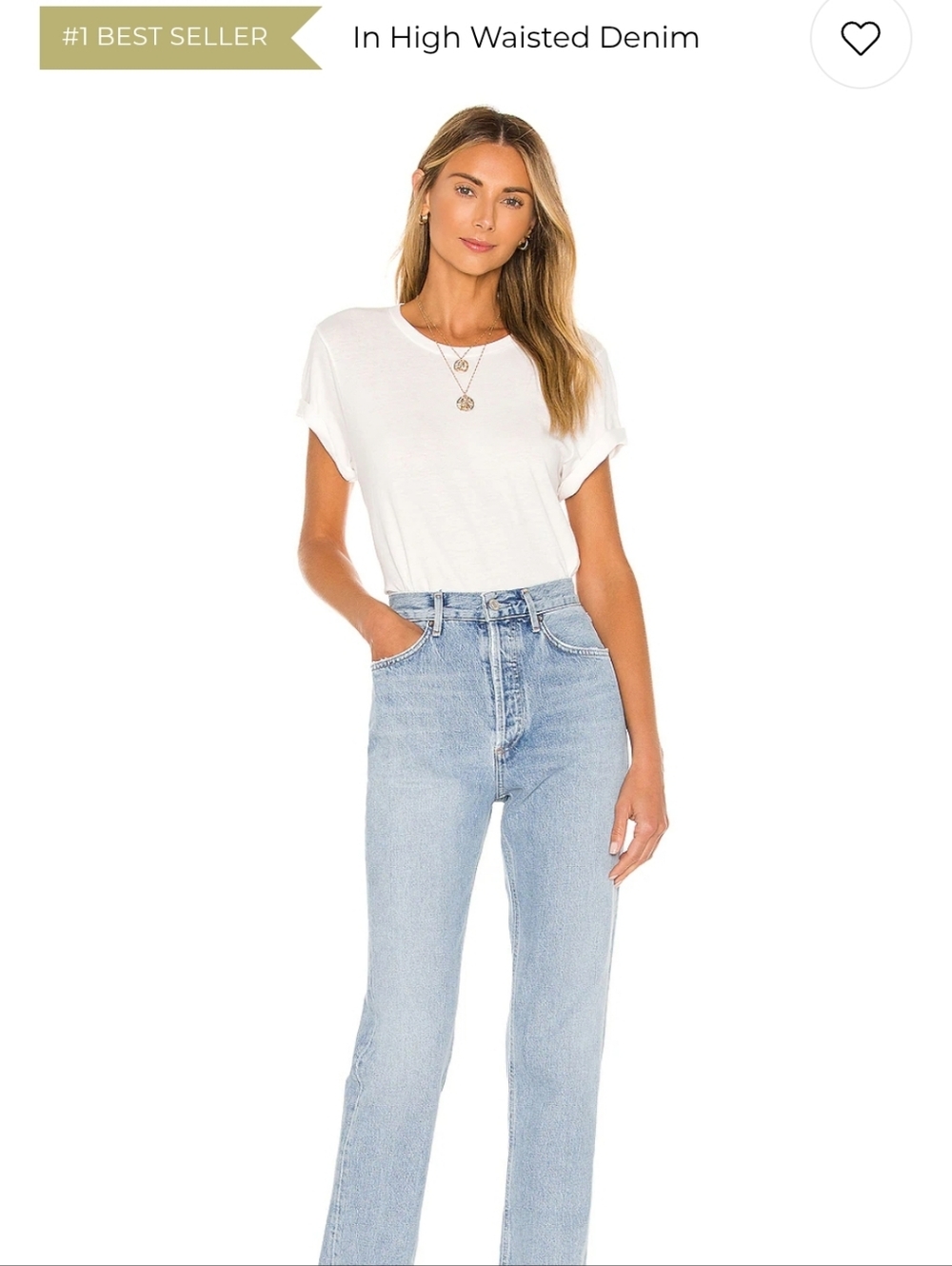 Agolde Lana 24 Riptide Straight Leg Jeans